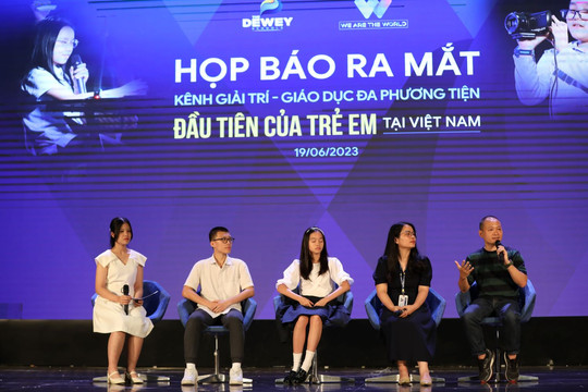 Trường học ra mắt kênh nội dung số đầu tiên cho trẻ em Việt Nam