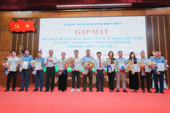 44 tác phẩm xuất sắc được trao tại Giải báo chí tỉnh Điện Biên