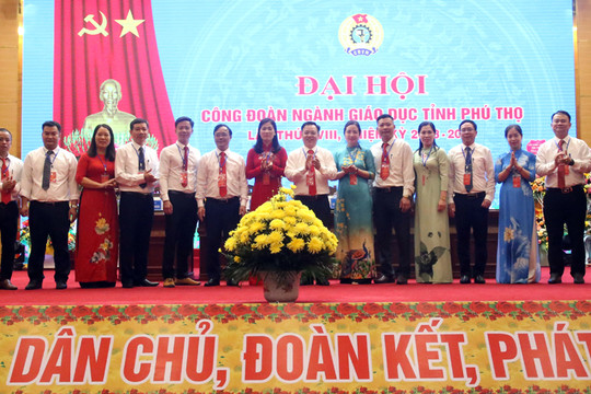 15 đại biểu được bầu vào BCH Công đoàn ngành Giáo dục Phú Thọ