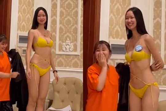 Người đẹp có đôi chân dài nhất showbiz Việt Nam diện bikini gây sốt mạng xã hội