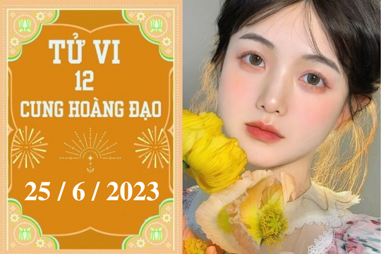 Tử vi vui 12 cung hoàng đạo ngày 25/6: Song Ngư tiêu cực, Thiên Bình nóng vội