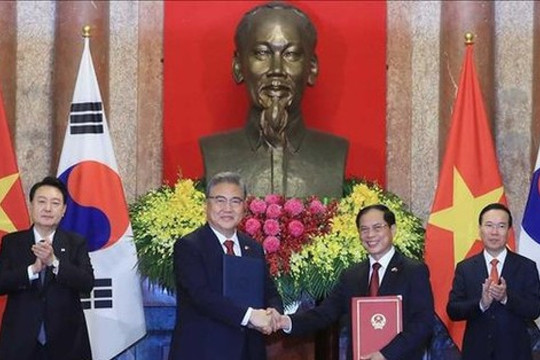 Việt Nam – Hàn Quốc công bố Chương trình Hành động quan hệ Đối tác chiến lược toàn diện