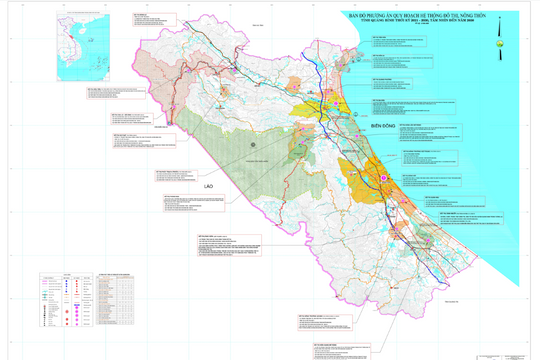 Công khai loạt bản đồ quy hoạch quan trọng của tỉnh Quảng Bình