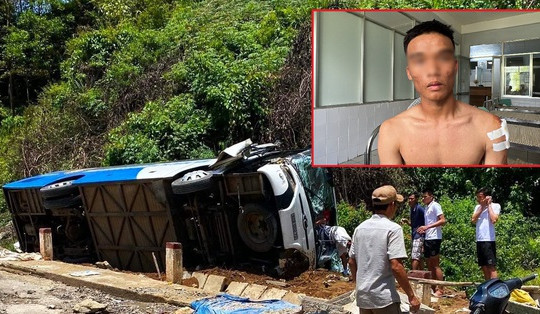 Cầu thủ Quảng Nam hoảng hồn kể lúc xe chở đội bóng mất lái, bị lật trên đèo khiến 4 người thương vong
