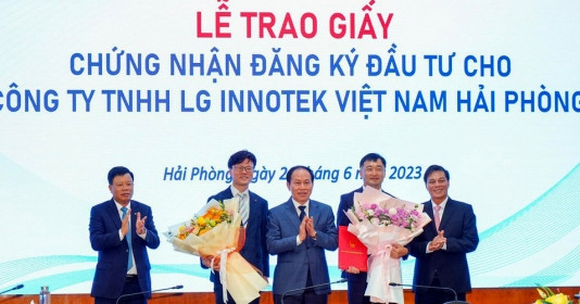 Tập đoàn LG rót thêm 1 tỷ USD vào nhà máy trong KCN ở Hải Phòng