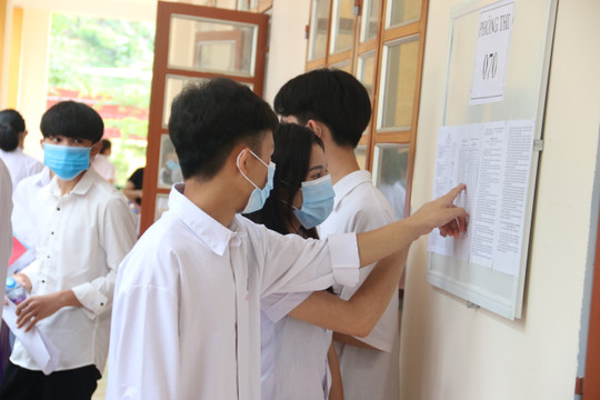 81 thí sinh ở Sơn La vắng trong ngày làm thủ tục dự thi