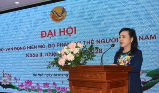 Bà Nguyễn Thị Kim Tiến tái đắc cử Chủ tịch Hội Vận động hiến mô, bộ phận cơ thể người