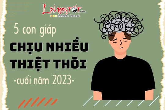 Cuối năm còn dính HẠN ĐEN đủ đường, cảnh báo 5 con giáp có nguy cơ chịu nhiều THIỆT THÒI