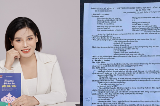 Giáo viên nhận định đề Văn tốt nghiệp THPT: Khó đạt trên 8 điểm