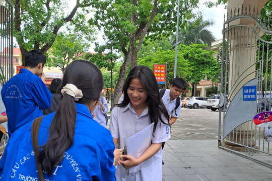 Kỳ thi tốt nghiệp THPT tại Bắc Ninh diễn ra an toàn, nghiêm túc