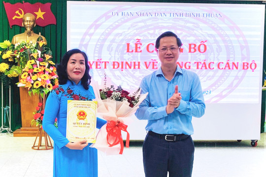 Bình Thuận có tân Giám đốc Sở GD&ĐT