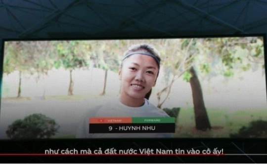 Video Huỳnh Như gây sốt thế giới khi xuất hiện trong quảng cáo World Cup 2023