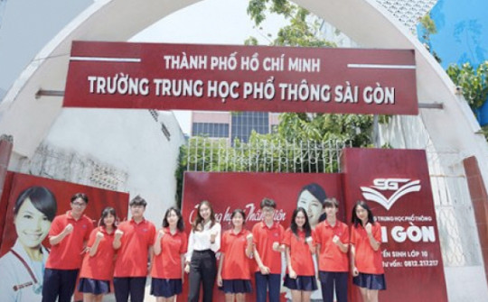 Tuyển sinh lớp 10 THPT Sài Gòn thành phố Hồ Chí Minh năm 2023