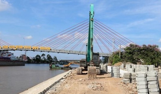 Tiền Giang khởi công công trình cầu Chợ Gạo trên Đường tỉnh 864
