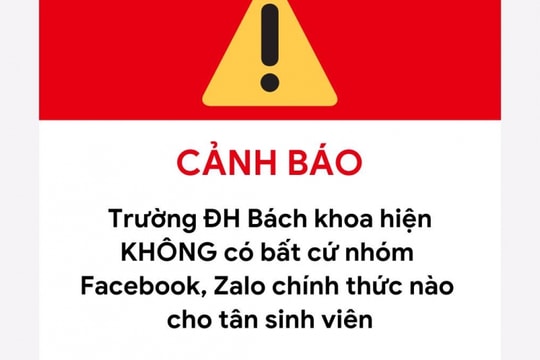 Cảnh báo các hội nhóm tân sinh viên tự phát