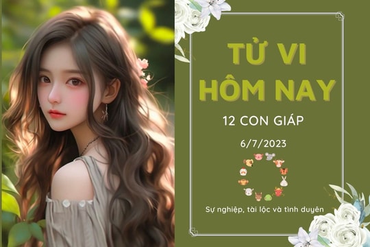 Tử vi hàng ngày hôm nay của 12 con giáp 6/7/2023: Ngọ sự nghiệp xán lạn, Thìn tình cảm khó hài hòa