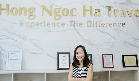 Hồng Ngọc Hà Travel thay áo mới cho logo nhận diện thương hiệu