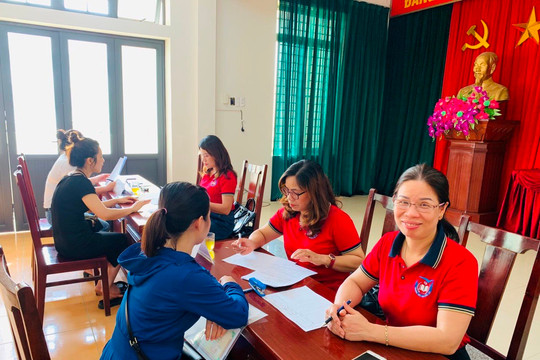 Trường Tiểu học Sơn Lộc tuyển sinh trực tuyến vào lớp 1 đạt trên 86,4%