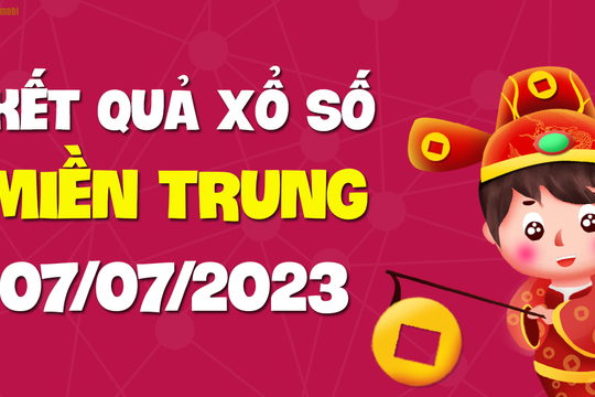 XSMT 7/7 - KQXSMT 7/7 - Xổ số miền Trung ngày 7 tháng 7 năm 2023