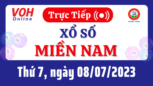 Xổ số miền Nam hôm nay, XSMN 8/7, SXMN 8/7/2023 - Kết quả xổ số ngày 8 tháng 7