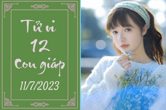 Tử vi vui 12 con giáp hôm nay ngày 11/7/2023: Thìn hiệu quả, Thân may mắn