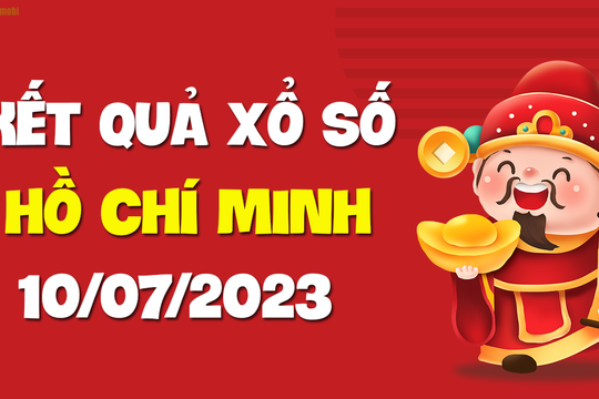 XSHCM 10/7 - Xổ số Hồ Chí Minh ngày 10 tháng 7 năm 2023 - SXHCM 10/7