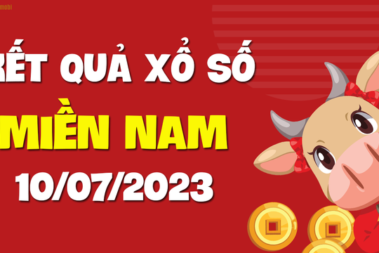 XSMN 10/7 - SXMN 10/7 - KQXSMN 10/7 - Xổ số miền Nam ngày 10 tháng 7 năm 2023