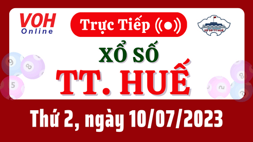 XSTTH 10/7 - Kết quả xổ số Thừa Thiên Huế hôm nay thứ 2 ngày 10/7/2023