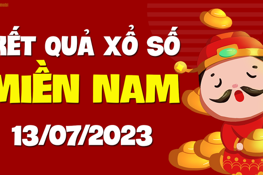 XSMN 13/7 - KQXSMN 13/7 - Xổ số miền Nam ngày 13 tháng 7 năm 2023