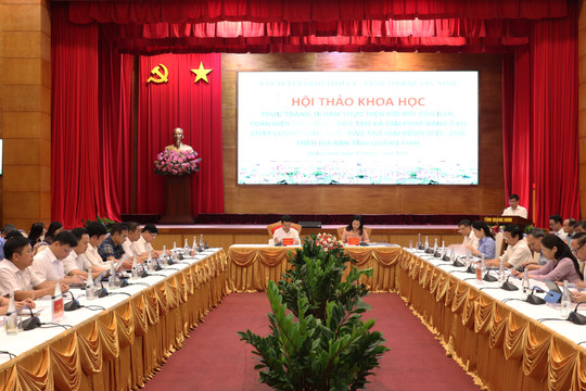 Quảng Ninh xác định giáo dục và đào tạo là quốc sách hàng đầu
