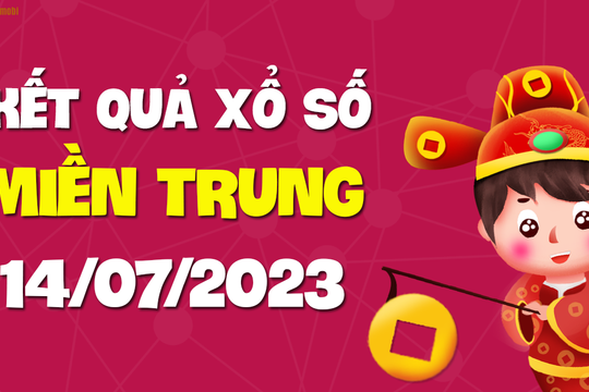 XSMT 14/7 - KQXSMT 14/7 - Xổ số miền Trung ngày 14 tháng 7 năm 2023
