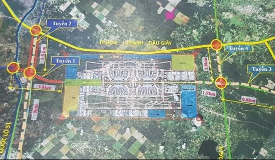 Đồng Nai khởi công hai tuyến đường kết nối sân bay Long Thành