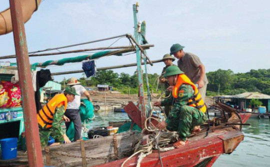 Ứng phó bão số 1, Quảng Ninh bắt đầu sơ tán dân khỏi vùng nguy hiểm