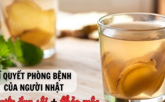 Bí quyết phòng bệnh của người Nhật chỉ từ việc uống nước đúng cách