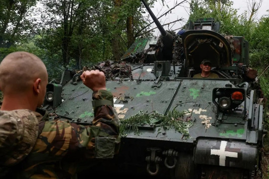 Một phần ba xe chiến đấu bộ binh Mỹ viện trợ cho Ukraine bị phá hủy