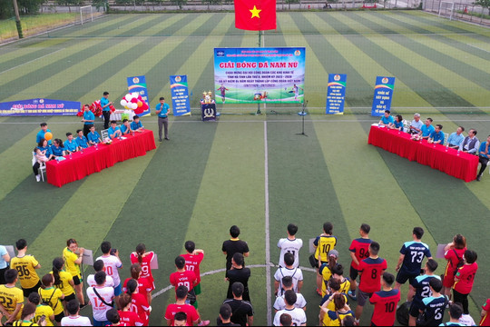 Formosa Hà Tĩnh khai mạc giải bóng đá Công đoàn năm 2023