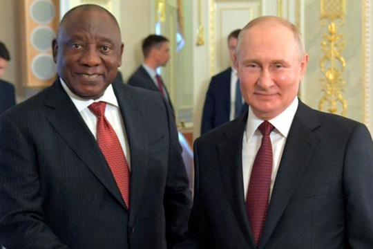 Nam Phi: Việc bắt Tổng thống Vladimir Putin là lời tuyên chiến
