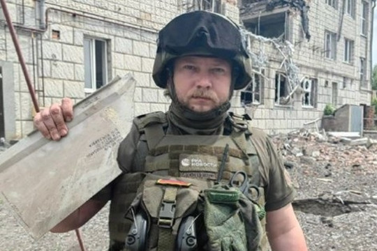 Phóng viên chiến trường Nga thiệt mạng vì đạn chùm Ukraine