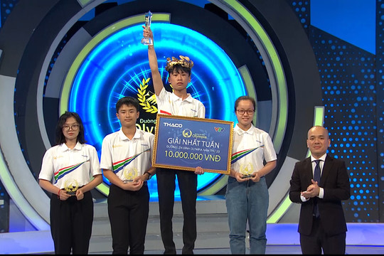 Trần Quang Minh phá kỷ lục điểm đường lên đỉnh Olympia 23