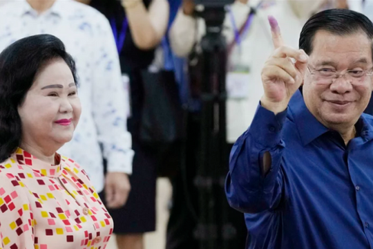 Đảng của Thủ tướng Campuchia Hun Sen tuyên bố thắng tổng tuyển cử
