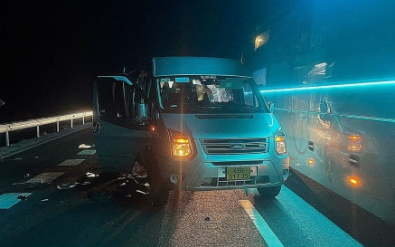 Tai nạn giao thông trên cao tốc Vĩnh Hảo-Phan Thiết, 6 người bị thương
