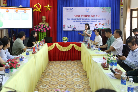 Nâng cao chất lượng giáo dục học sinh khuyết tật tại Quảng Trị