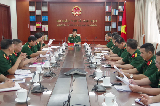 Bộ GD&ĐT tổng kết thực hiện Luật Sĩ quan Quân đội nhân dân Việt Nam