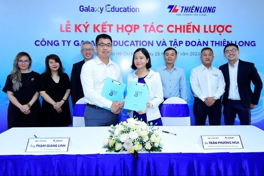 Tập đoàn Thiên Long ký kết hợp tác chiến lược với Galaxy Education