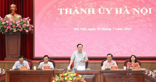 Chủ tịch Quốc hội: Sửa Luật Thủ đô phải tháo gỡ được các 'điểm nghẽn' cho Hà Nội phát triển