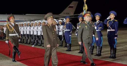 Đại tướng Shoigu dẫn đầu phái đoàn Nga đến thăm Triều Tiên