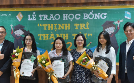 Cathay Life Việt Nam tổ chức lễ trao học bổng “Thịnh trí thành tài cùng Cathay” lần thứ 16