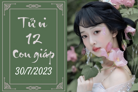 Tử vi vui 12 con giáp hôm nay ngày 30/7/2023: Tý phát triển, Thìn nhạy bén