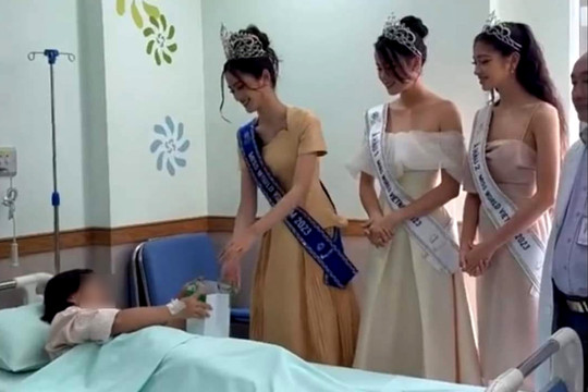 Vì sao hình ảnh Hoa hậu Ý Nhi thăm bệnh nhân ở bệnh viện 5 sao gây phản ứng dữ dội?