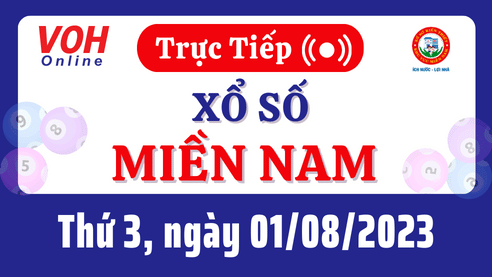 Xổ số miền Nam hôm nay, XSMN 1/8, SXMN 1/8/2023 - Kết quả xổ số ngày 1 tháng 8